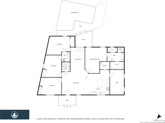 108 Bryn Mawr Dr, San Antonio, TX 78209 - property floor plan