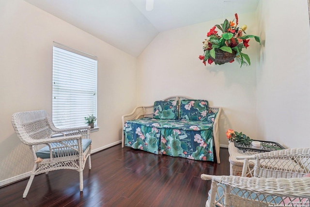 8611 Torry Vw, Houston, TX 77095 - bedroom with wood finished floors, baseboards, and lofted ceiling