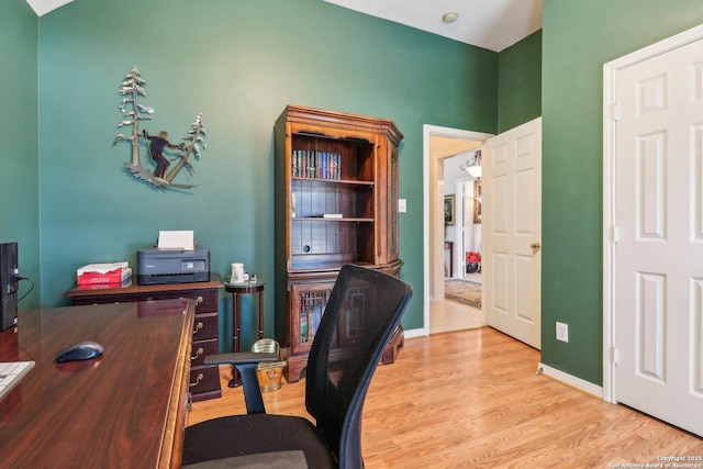 8611 Torry Vw, Houston, TX 77095 - home office featuring wood finished floors