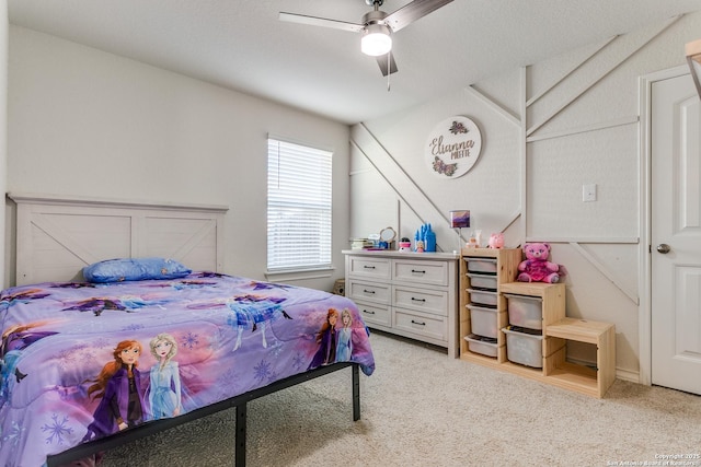 13323 Spike Rush, San Antonio, TX 78254 - bedroom featuring light carpet and a ceiling fan