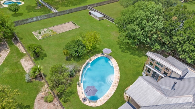 121 Maderas, Seguin, TX 78155 - aerial view of a pool