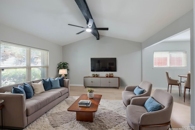 6518 Spring Hurst Dr, San Antonio, TX 78249 - living room with ceiling fan, wood finished floors, plenty of natural light, and baseboards