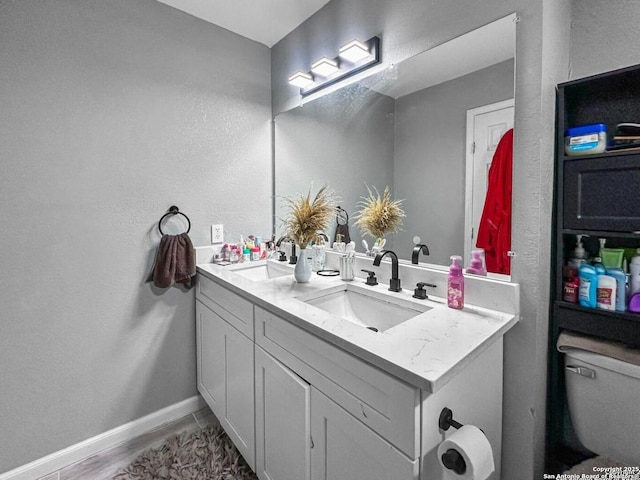 4338 Golden Spice, San Antonio, TX 78222 - bathroom with double vanity and toilet