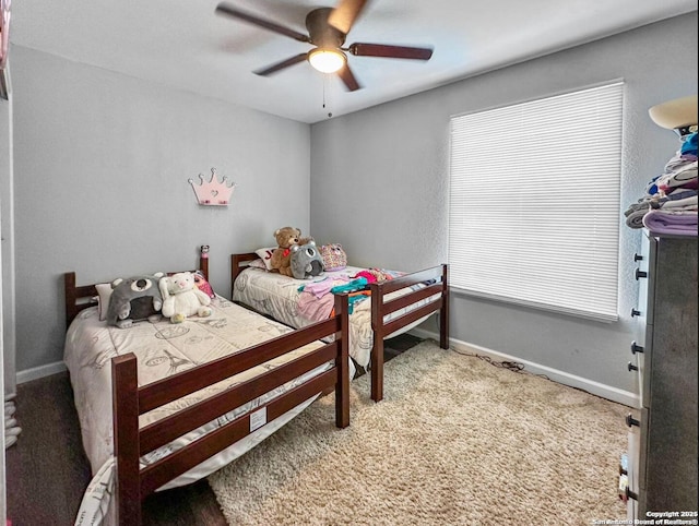 4338 Golden Spice, San Antonio, TX 78222 - bedroom featuring carpet flooring and ceiling fan