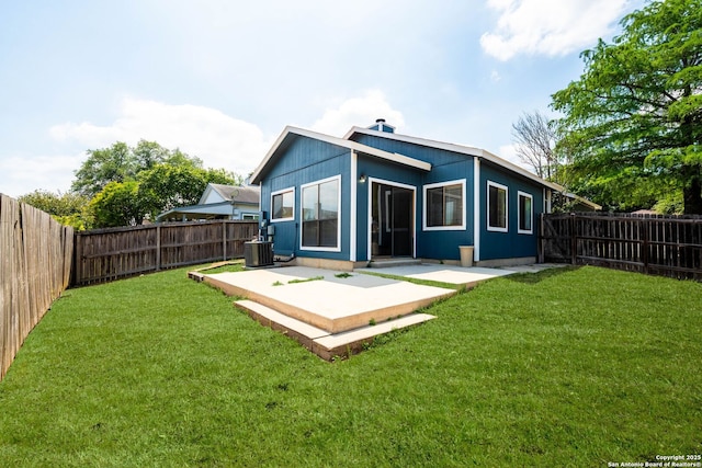 5626 Spring Sunshine, San Antonio, TX 78247 - rear view of property featuring a patio and central AC unit