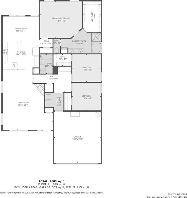 3714 Cotoneaster, San Antonio, TX 78261 - property floor plan