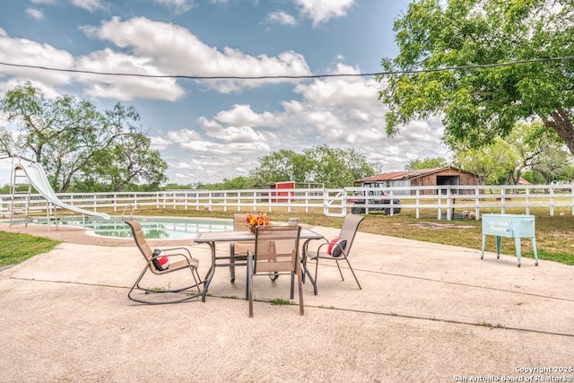 701 Steele, Smiley, TX 78159 - view of patio / terrace featuring an outdoor structure