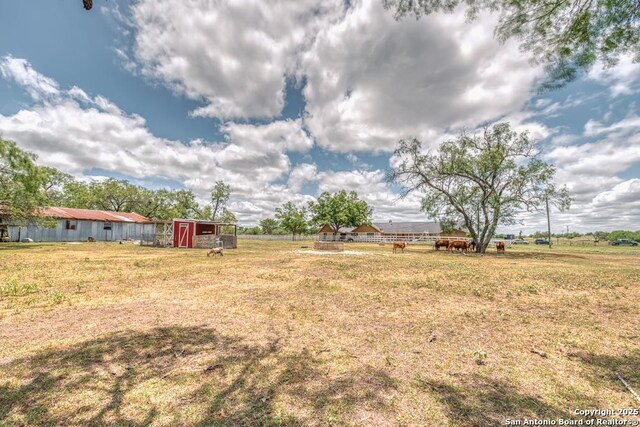 701 Steele, Smiley, TX 78159 - view of yard