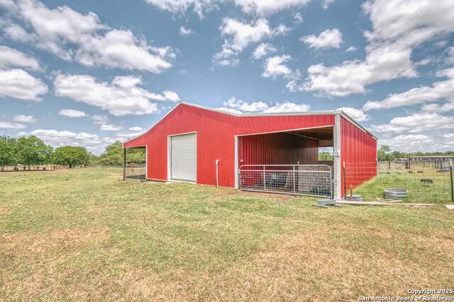701 Steele, Smiley, TX 78159 - view of pole building