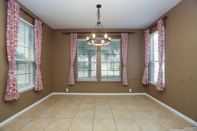 3410 Port Pl, San Antonio, TX 78253 - unfurnished dining area with a chandelier and healthy amount of natural light
