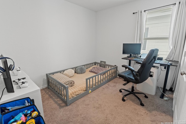 4284 Thalweg Way, San Antonio, TX 78223 - bedroom with carpet and an office area