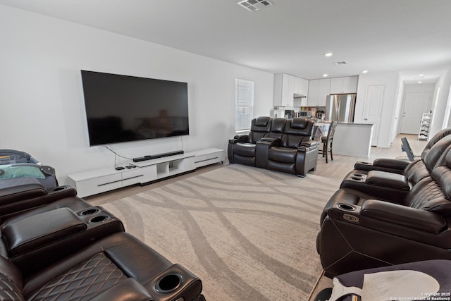 4284 Thalweg Way, San Antonio, TX 78223 - living area with light wood finished floors and recessed lighting