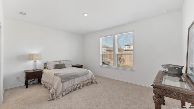 729 Heartseed Ave, New Braunfels, TX 78130 - bedroom with light colored carpet and baseboards