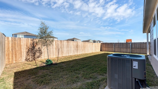 729 Heartseed Ave, New Braunfels, TX 78130 - view of yard with cooling unit