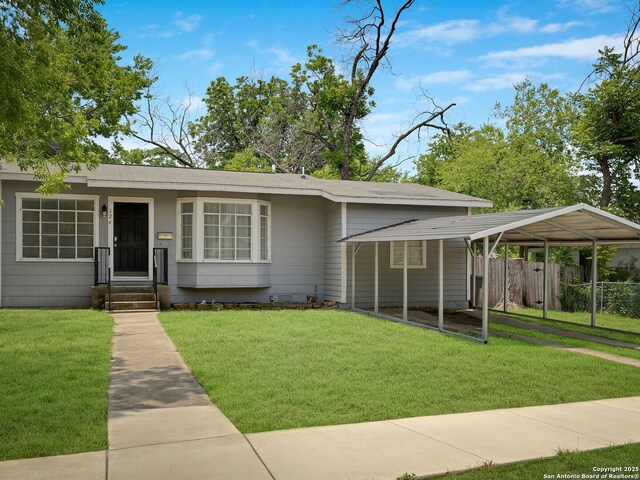 126 Arnold, San Antonio, TX 78213 - view of front of home featuring a detached carport