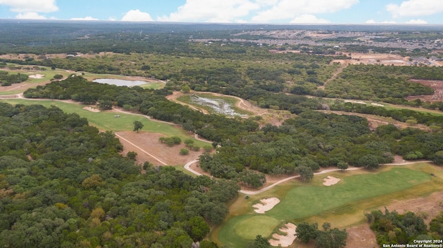 24342 Mateo Rdg, San Antonio, TX 78261 - bird's eye view of a golf club and a nearby body of water
