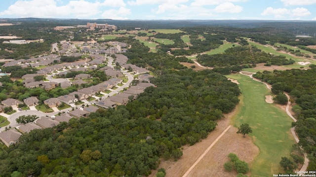 24342 Mateo Rdg, San Antonio, TX 78261 - aerial view of property and surrounding area featuring nearby suburban area and a golf club