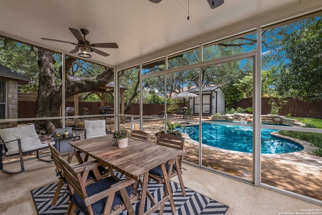 830 Emerald Bay, San Antonio, TX 78260 - view of sunroom