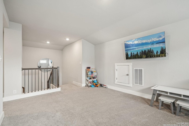 4538 Nueces, San Antonio, TX 78253 - rec room with carpet, recessed lighting, and baseboards