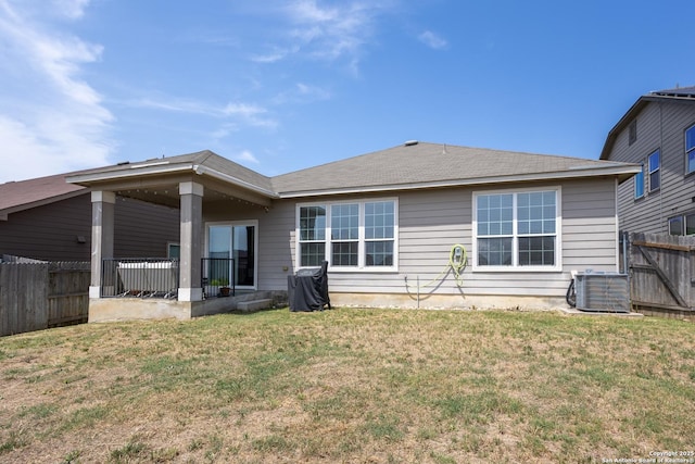 7566 Copper Kettle, Converse, TX 78109 - rear view of house featuring cooling unit and a patio