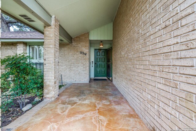 15314 Artesian Oaks, San Antonio, TX 78232 - entrance to property featuring brick siding