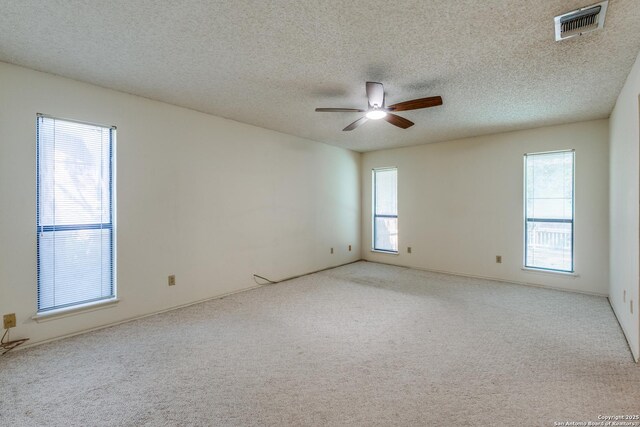 15314 Artesian Oaks, San Antonio, TX 78232 - carpeted spare room featuring ceiling fan and a textured ceiling