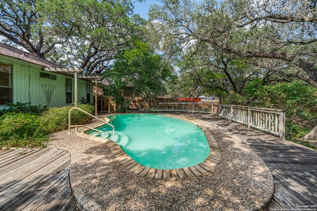 15314 Artesian Oaks, San Antonio, TX 78232 - view of swimming pool with a fenced backyard