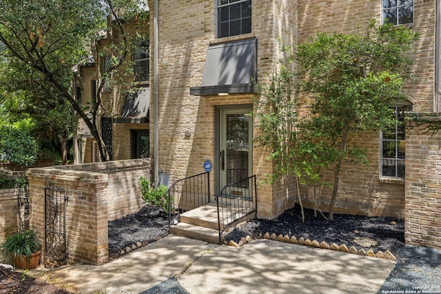 209 Chichester Pl Unit 1, San Antonio, TX 78209 - property entrance featuring brick siding