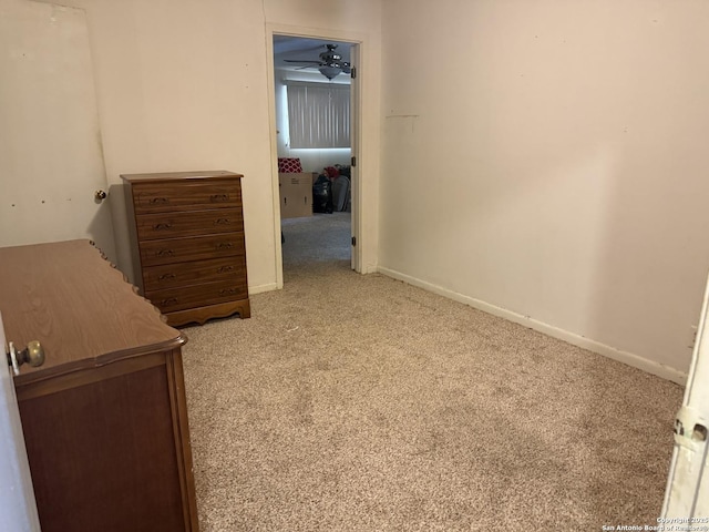 254 W Greenway Ave, San Antonio, TX 78226 - unfurnished room with carpet floors, baseboards, and ceiling fan