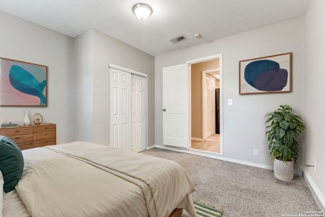 1111 Rio Linda, San Antonio, TX 78245 - bedroom with baseboards, carpet flooring, and a closet