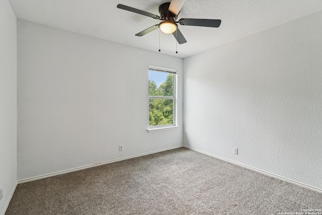 87 Kenrock Rdg, San Antonio, TX 78254 - empty room with carpet, baseboards, and ceiling fan