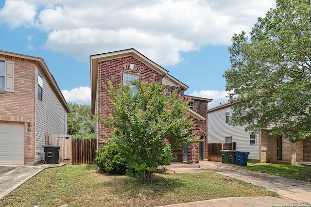 87 Kenrock Rdg, San Antonio, TX 78254 - traditional-style house featuring brick siding and driveway
