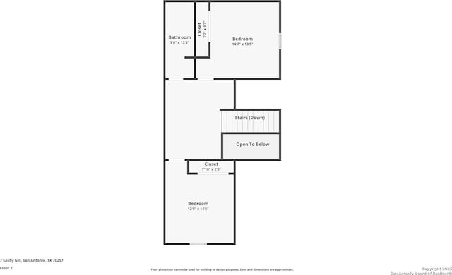 7 Saxby Gln, San Antonio, TX 78257 - home floor plan