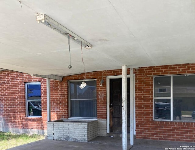 1743 Athel Ave, San Antonio, TX 78237 - property entrance featuring brick siding
