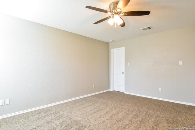 202 Reuben Kemper, San Antonio, TX 78220 - unfurnished room featuring carpet flooring, a ceiling fan, and baseboards