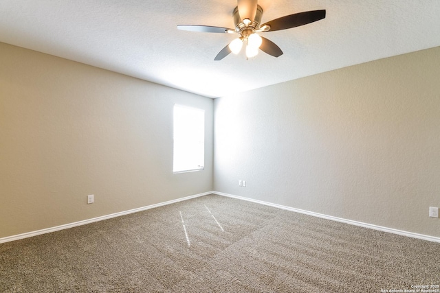 202 Reuben Kemper, San Antonio, TX 78220 - carpeted empty room featuring a ceiling fan and baseboards