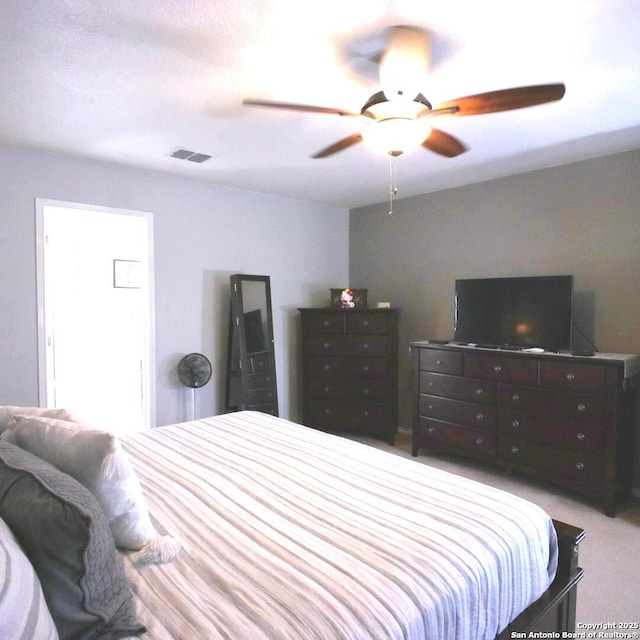 12115 Redbud Leaf, San Antonio, TX 78253 - bedroom with carpet and a ceiling fan