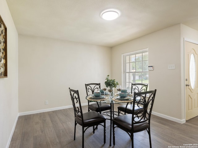1005 N N, Universal City, TX 78148 - dining area with wood finished floors and baseboards