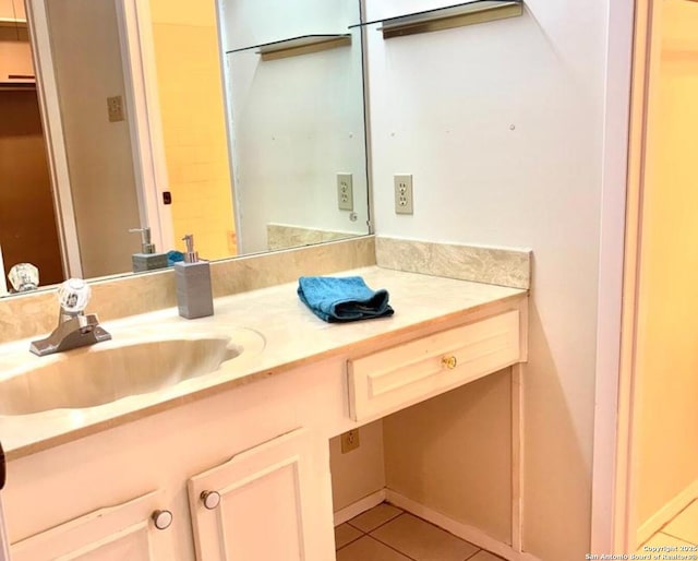 8526 Timberwilde, San Antonio, TX 78250 - bathroom featuring vanity and tile patterned flooring