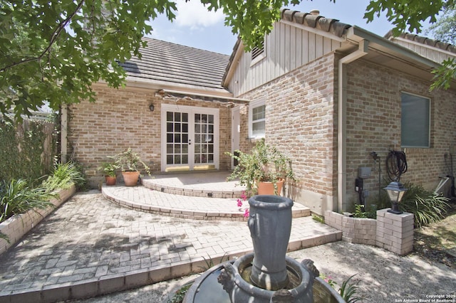 8 Kensington Ct, San Antonio, TX 78218 - view of patio / terrace with french doors
