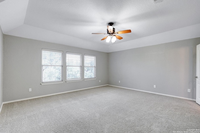 25511 Willard Path, San Antonio, TX 78261 - unfurnished room with a ceiling fan, carpet flooring, and baseboards
