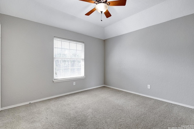 25511 Willard Path, San Antonio, TX 78261 - carpeted spare room with ceiling fan and baseboards