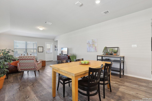 6131 Akin, San Antonio, TX 78261 - dining room featuring wood finished floors and baseboards