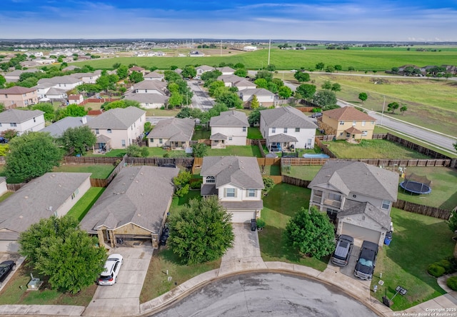 775 Guna Dr, New Braunfels, TX 78130 - aerial view of property and surrounding area with nearby suburban area