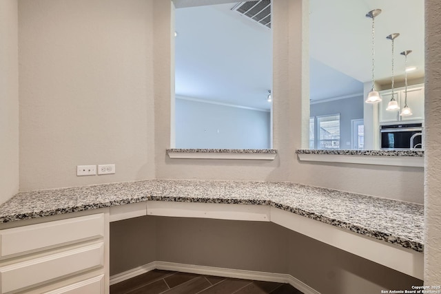 13908 Lazada, San Antonio, TX 78245 - bathroom featuring ornamental molding and wood finished floors