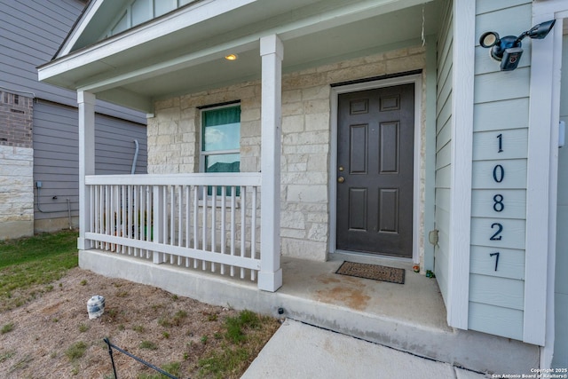 10827 Hernando Ct, Converse, TX 78109 - property entrance with a porch