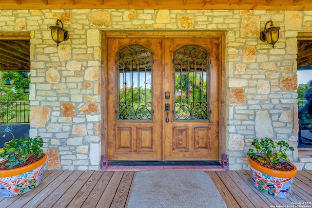10745 Rosemar Ln, Adkins, TX 78101 - entrance to property featuring stone siding