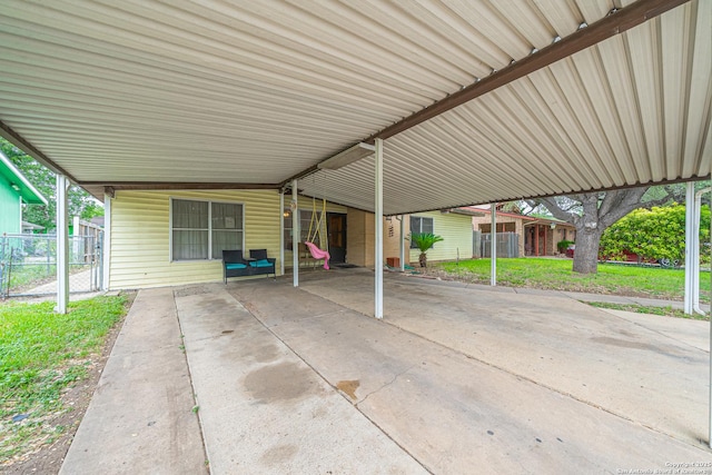 3211 Hatton, San Antonio, TX 78237 - view of patio featuring an attached carport