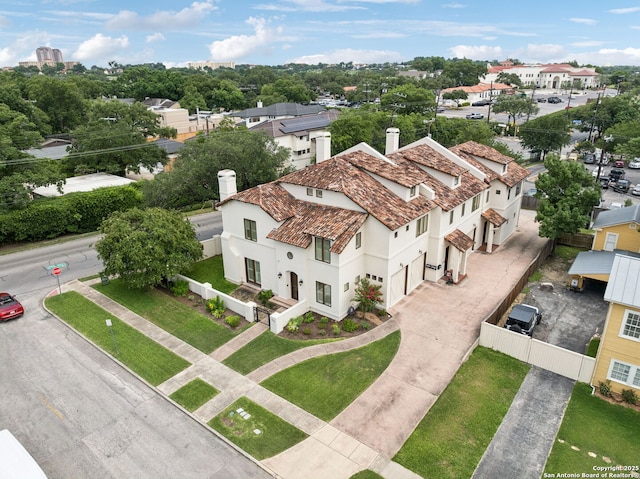172 Katherine Ct Unit 1, San Antonio, TX 78209 - aerial perspective of suburban area