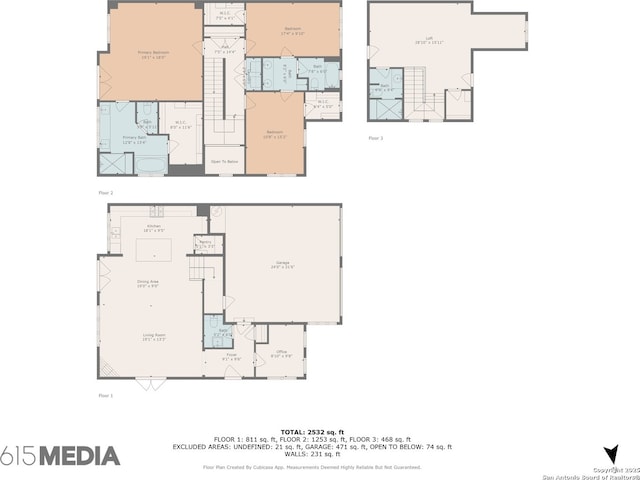 172 Katherine Ct Unit 1, San Antonio, TX 78209 - property floor plan